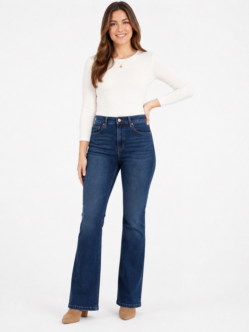 Nicole Miller bootcut jeans high rise size 10